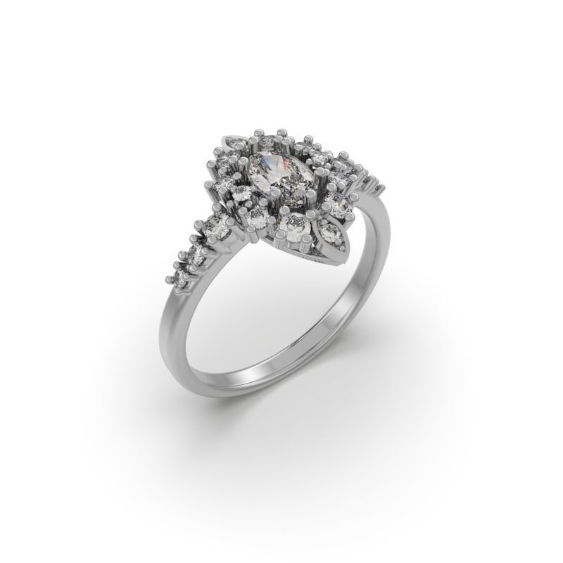 PACK OF 50 3D ENGAGEMENT RINGS 3D print model_15