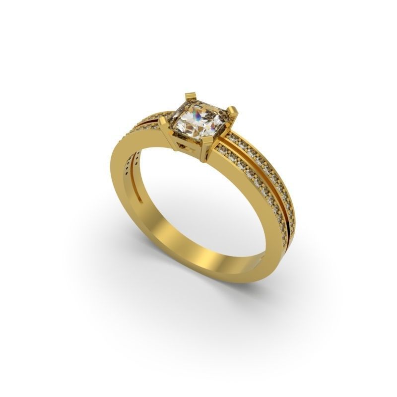 PACK OF 50 3D ENGAGEMENT RINGS 3D print model_22
