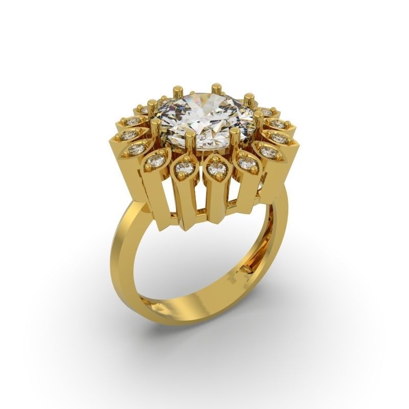 PACK OF 50 3D ENGAGEMENT RINGS 3D print model_88