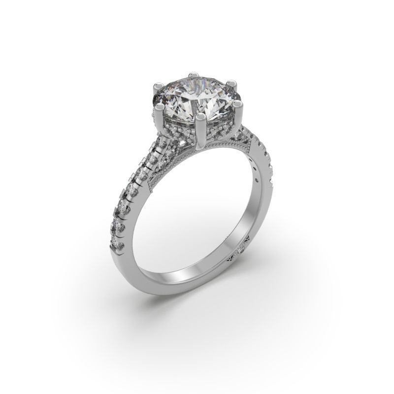 PACK OF 50 3D ENGAGEMENT RINGS 3D print model_37
