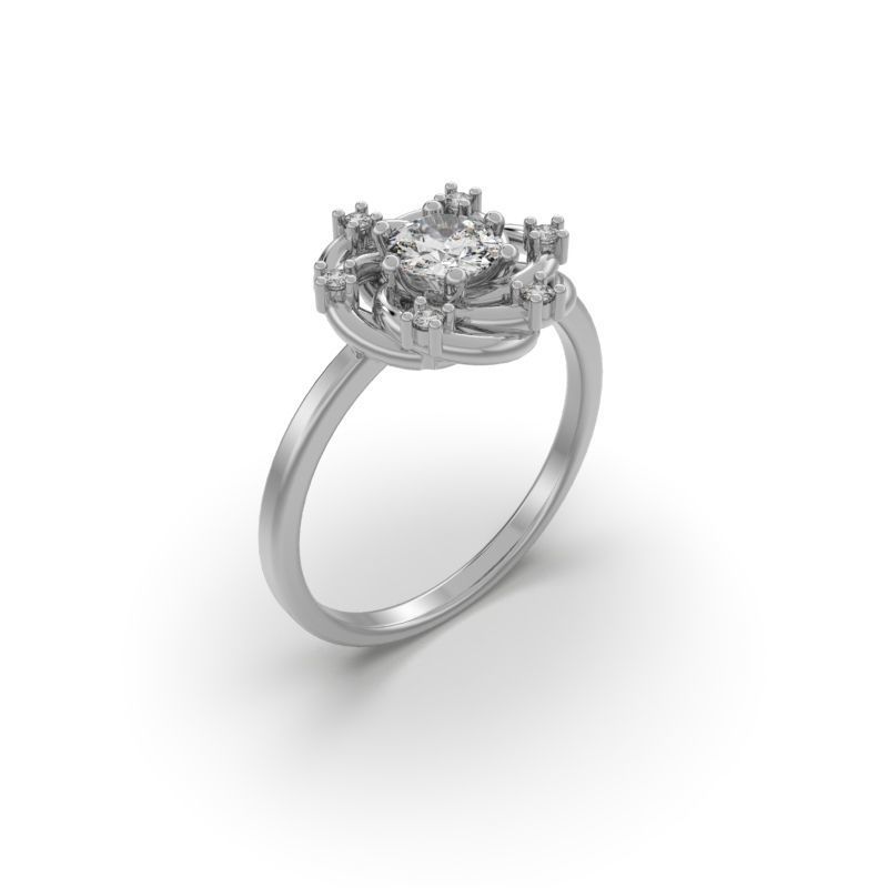 PACK OF 50 3D ENGAGEMENT RINGS 3D print model_17