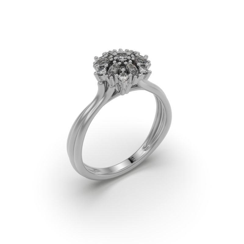 PACK OF 50 3D ENGAGEMENT RINGS 3D print model_50