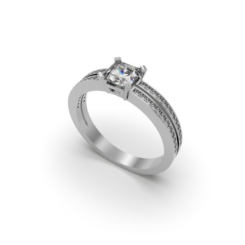 PACK OF 50 3D ENGAGEMENT RINGS 3D print model_23