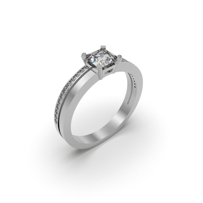 PACK OF 50 3D ENGAGEMENT RINGS 3D print model_21
