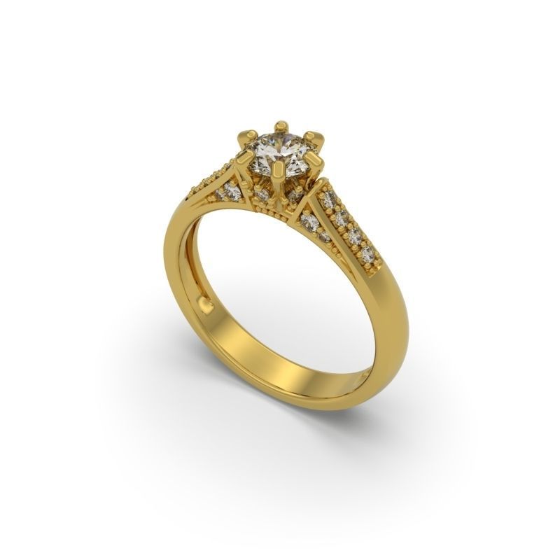 PACK OF 50 3D ENGAGEMENT RINGS 3D print model_60
