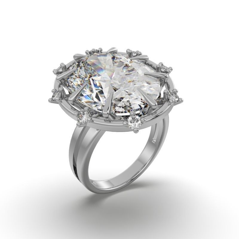 PACK OF 50 3D ENGAGEMENT RINGS 3D print model_92