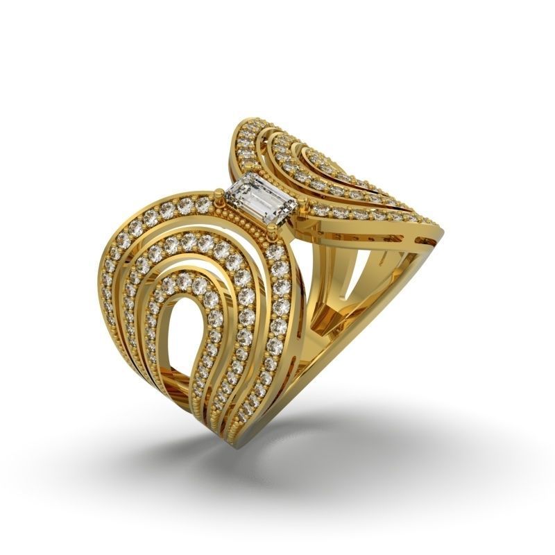 PACK OF 50 3D ENGAGEMENT RINGS 3D print model_93