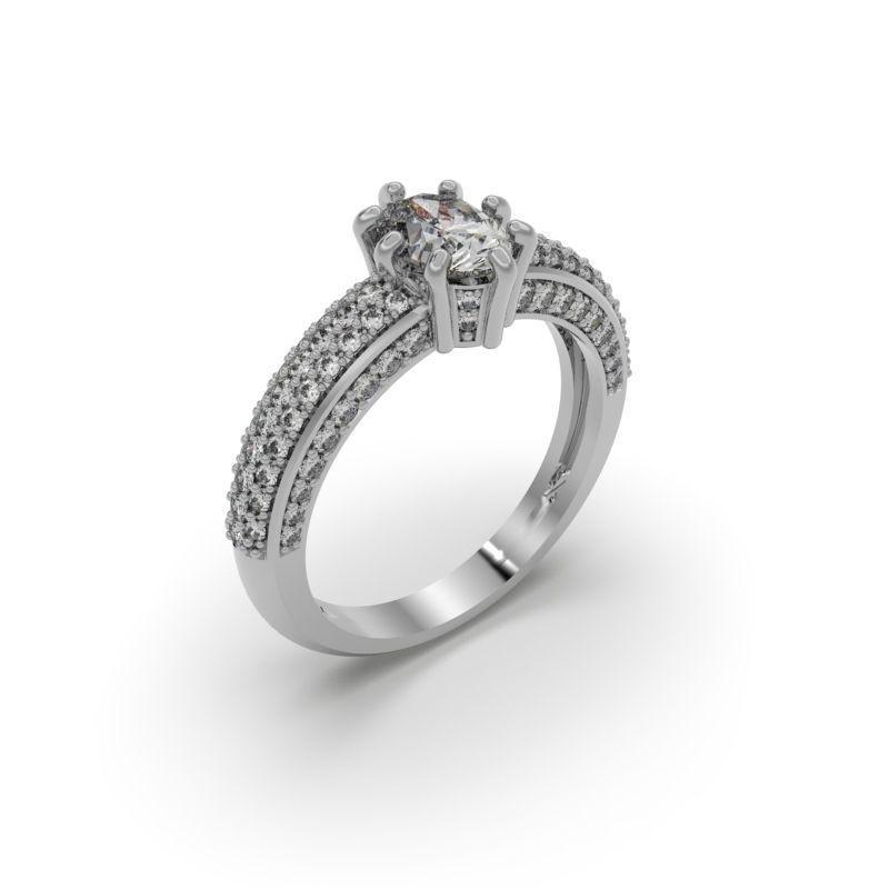 PACK OF 50 3D ENGAGEMENT RINGS 3D print model_54