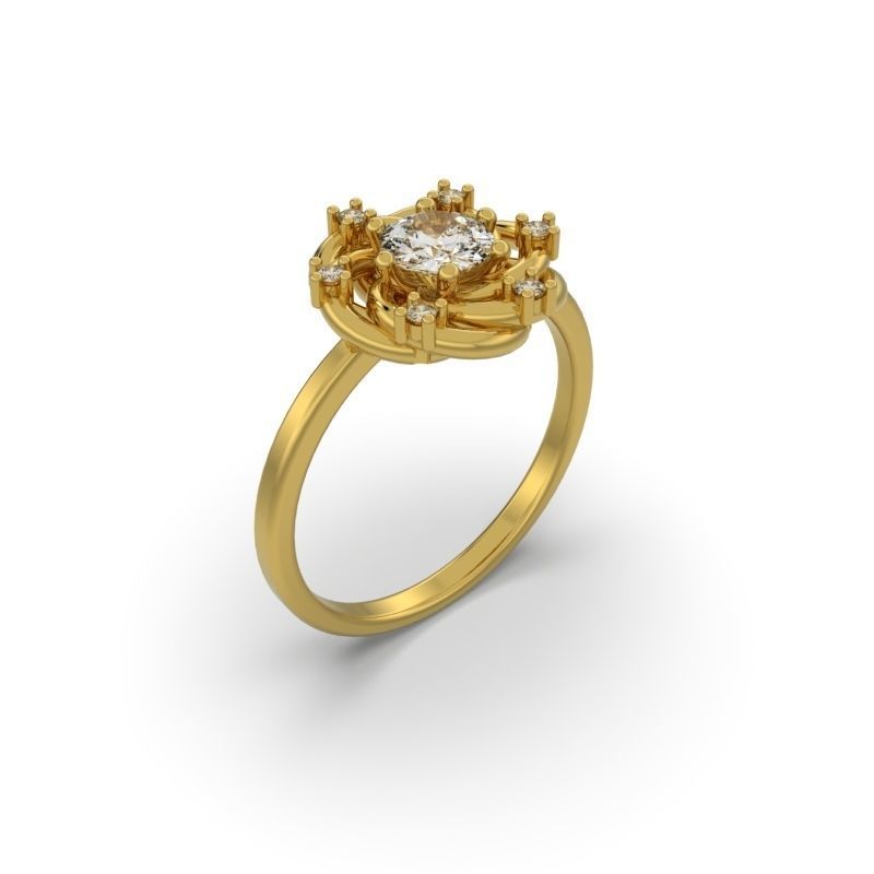 PACK OF 50 3D ENGAGEMENT RINGS 3D print model_16