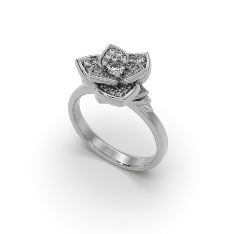 PACK OF 50 3D ENGAGEMENT RINGS 3D print model_26