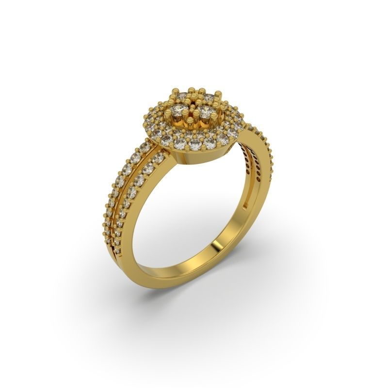 PACK OF 50 3D ENGAGEMENT RINGS 3D print model_51