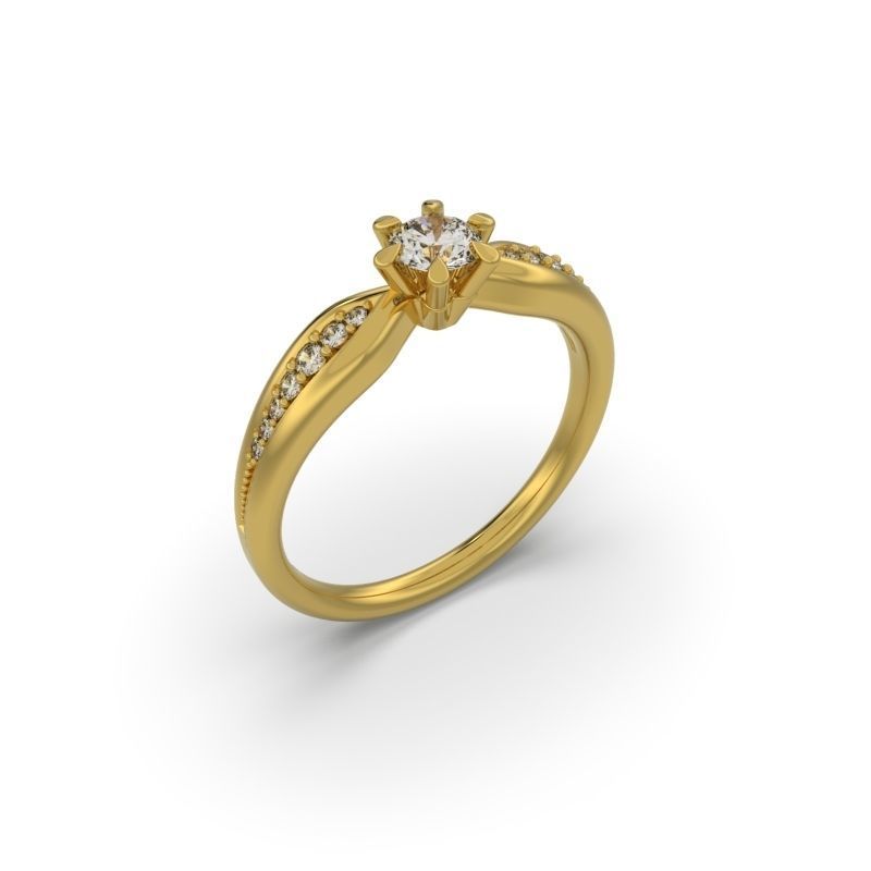 PACK OF 50 3D ENGAGEMENT RINGS 3D print model_42