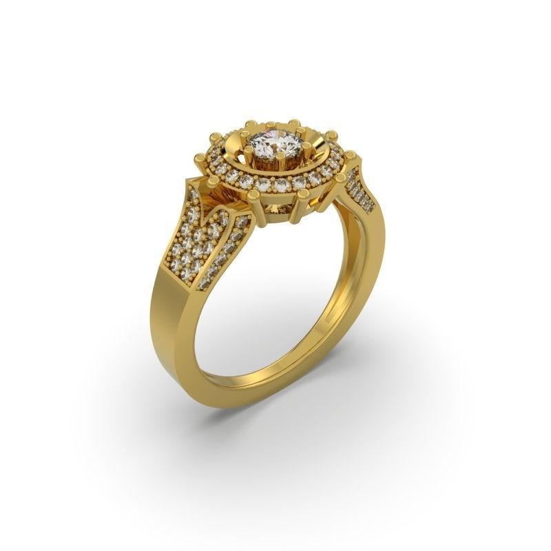 PACK OF 50 3D ENGAGEMENT RINGS 3D print model_11