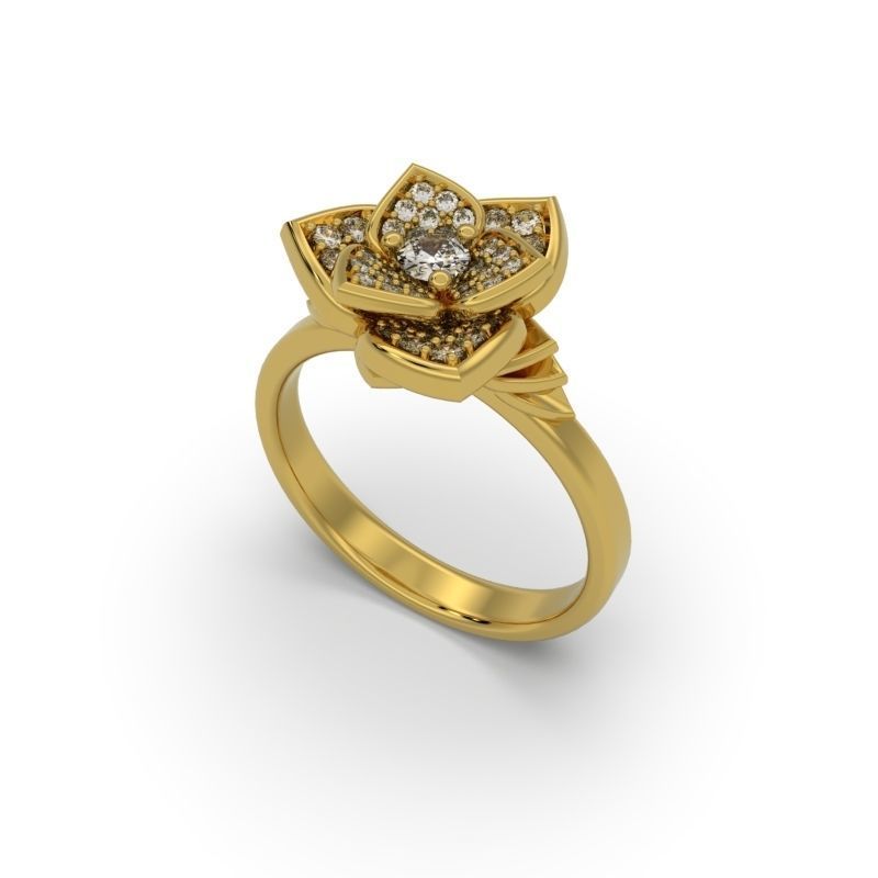 PACK OF 50 3D ENGAGEMENT RINGS 3D print model_24