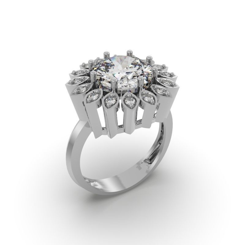 PACK OF 50 3D ENGAGEMENT RINGS 3D print model_89