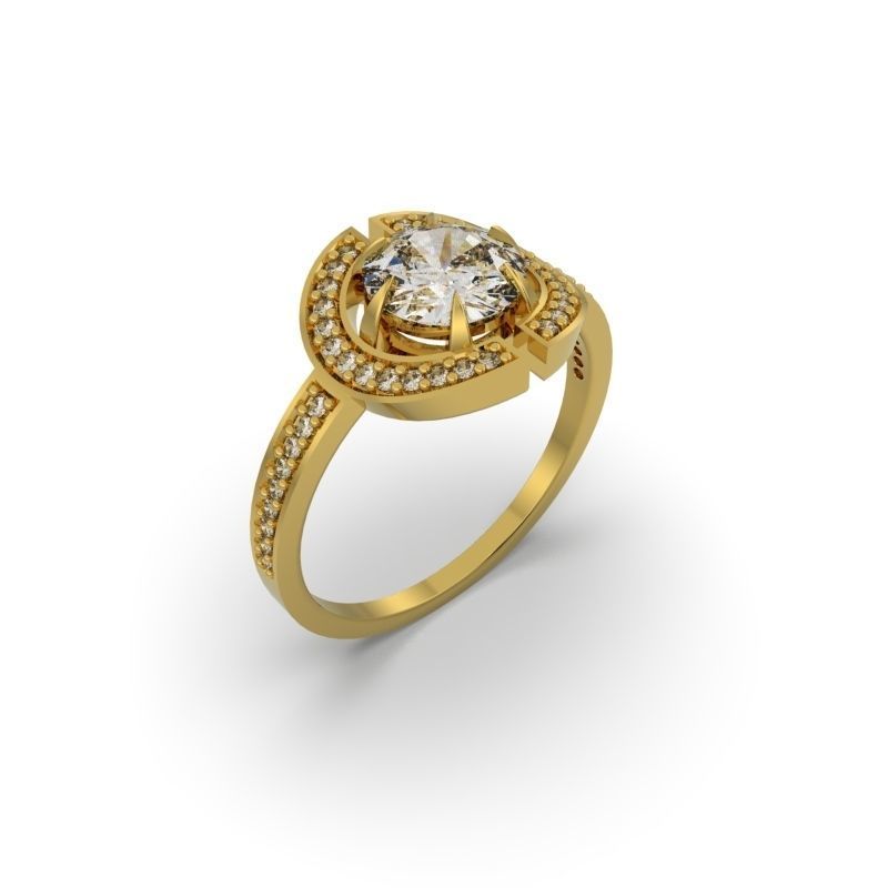 PACK OF 50 3D ENGAGEMENT RINGS 3D print model_2