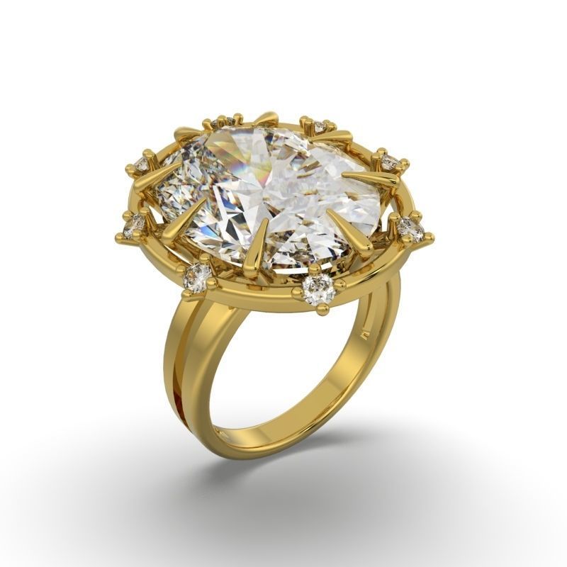 PACK OF 50 3D ENGAGEMENT RINGS 3D print model_90