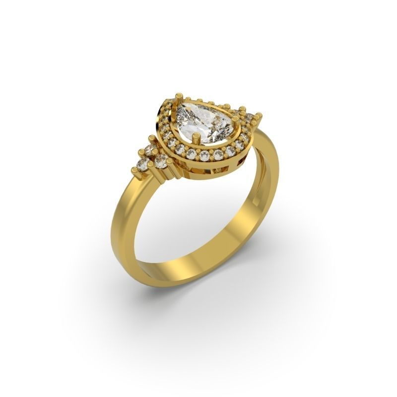 PACK OF 50 3D ENGAGEMENT RINGS 3D print model_5