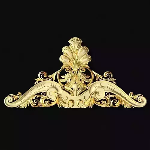 Central decor ornament for furniture