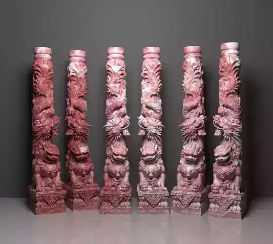 dragon column on unicorn