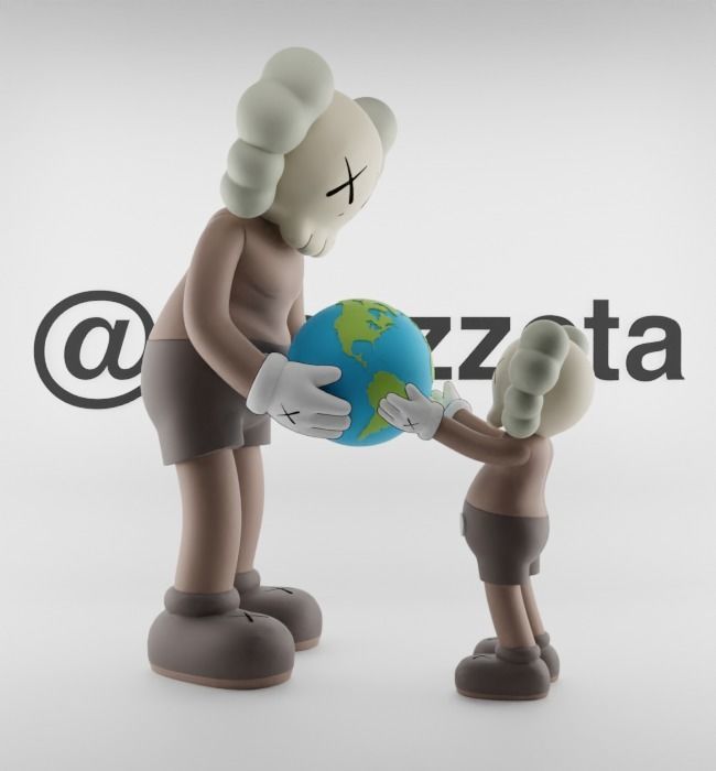 Kaws The Promise Textured Low-poly 3D model_22