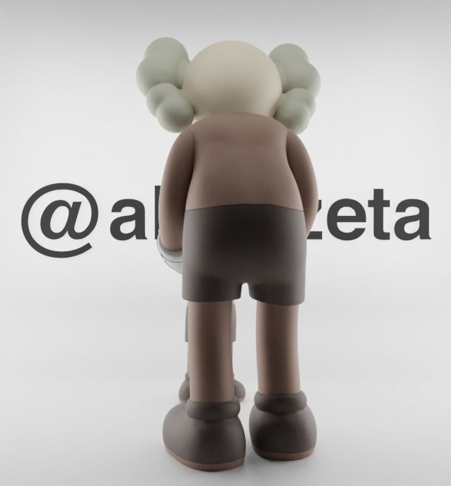 Kaws The Promise Textured Low-poly 3D model_10