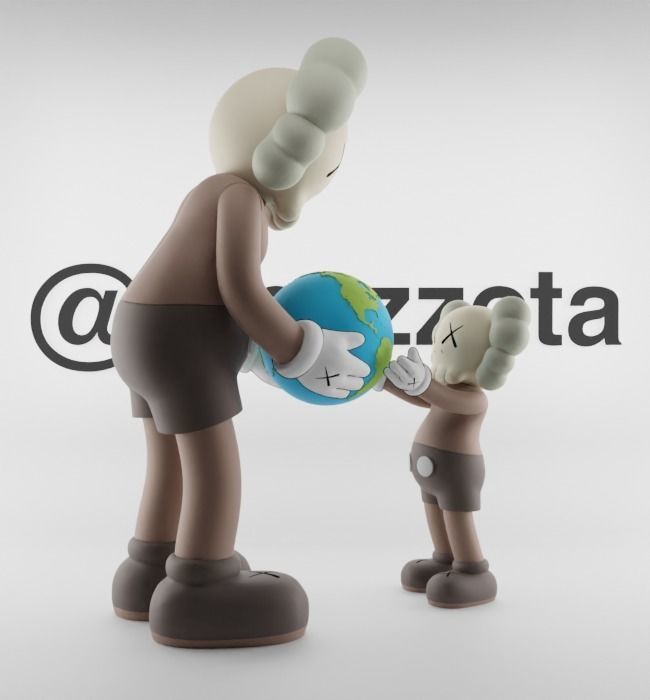 Kaws The Promise Textured Low-poly 3D model_18