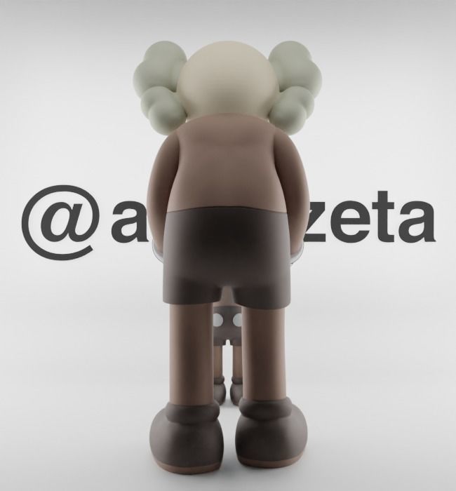 Kaws The Promise Textured Low-poly 3D model_11
