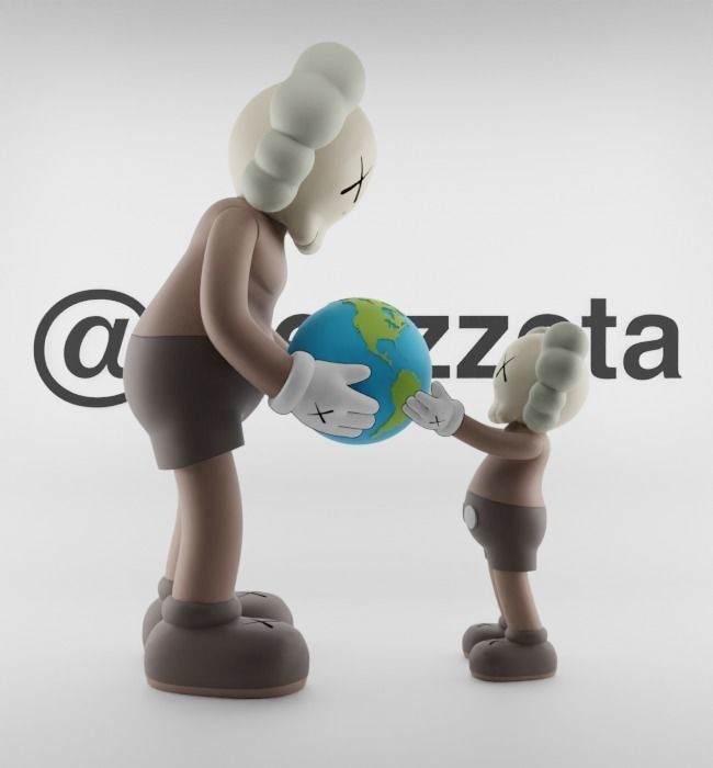 Kaws The Promise Textured Low-poly 3D model_20