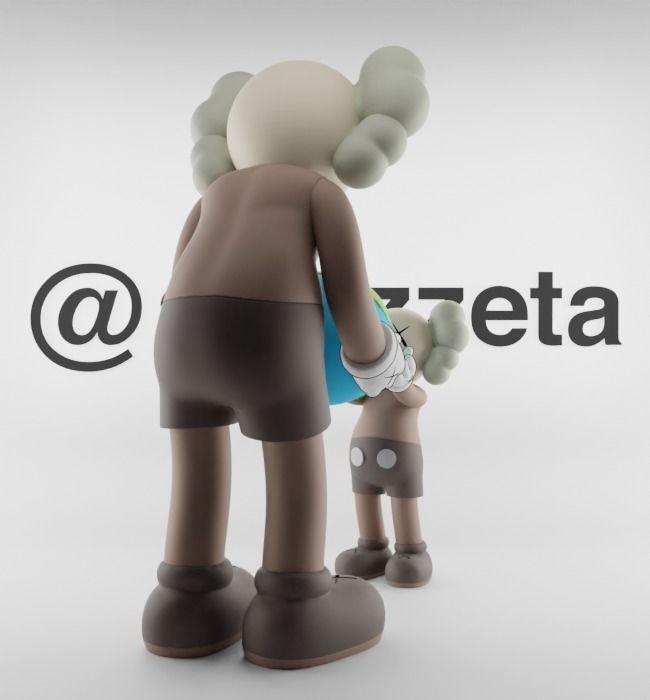 Kaws The Promise Textured Low-poly 3D model_14