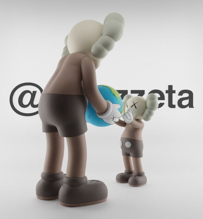 Kaws The Promise Textured Low-poly 3D model_16