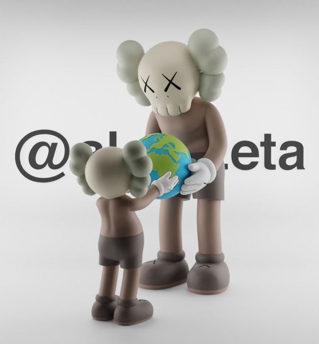 Kaws The Promise Textured Low-poly 3D model_32