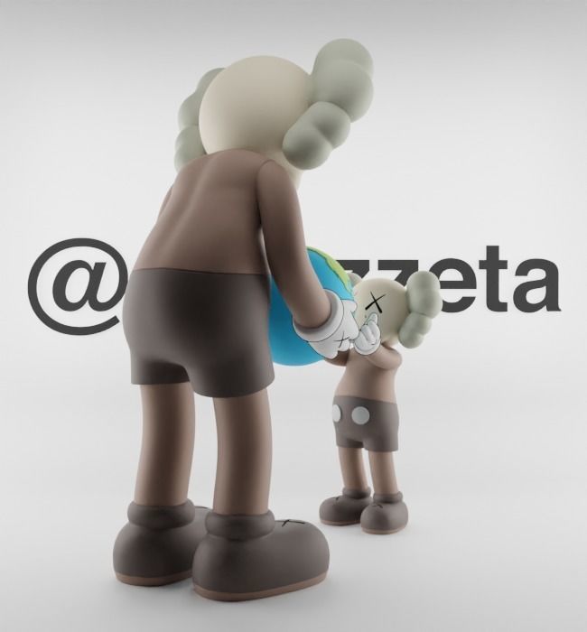 Kaws The Promise Textured Low-poly 3D model_15