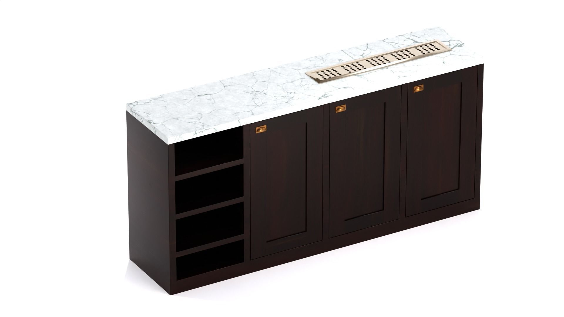 Furniture for bars Low-poly 3D model_7