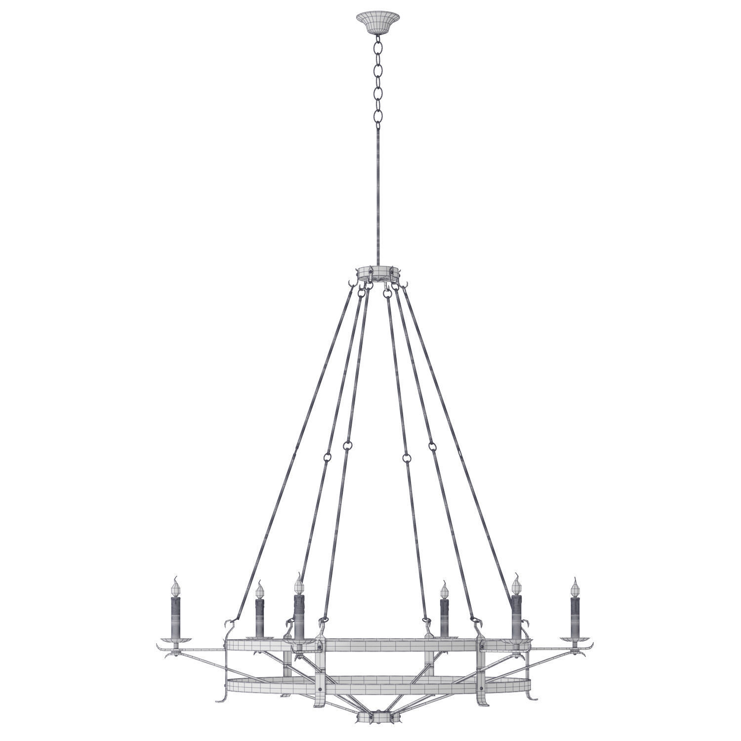 Dessin fournir Devoto chandelier 6062 3D model_4
