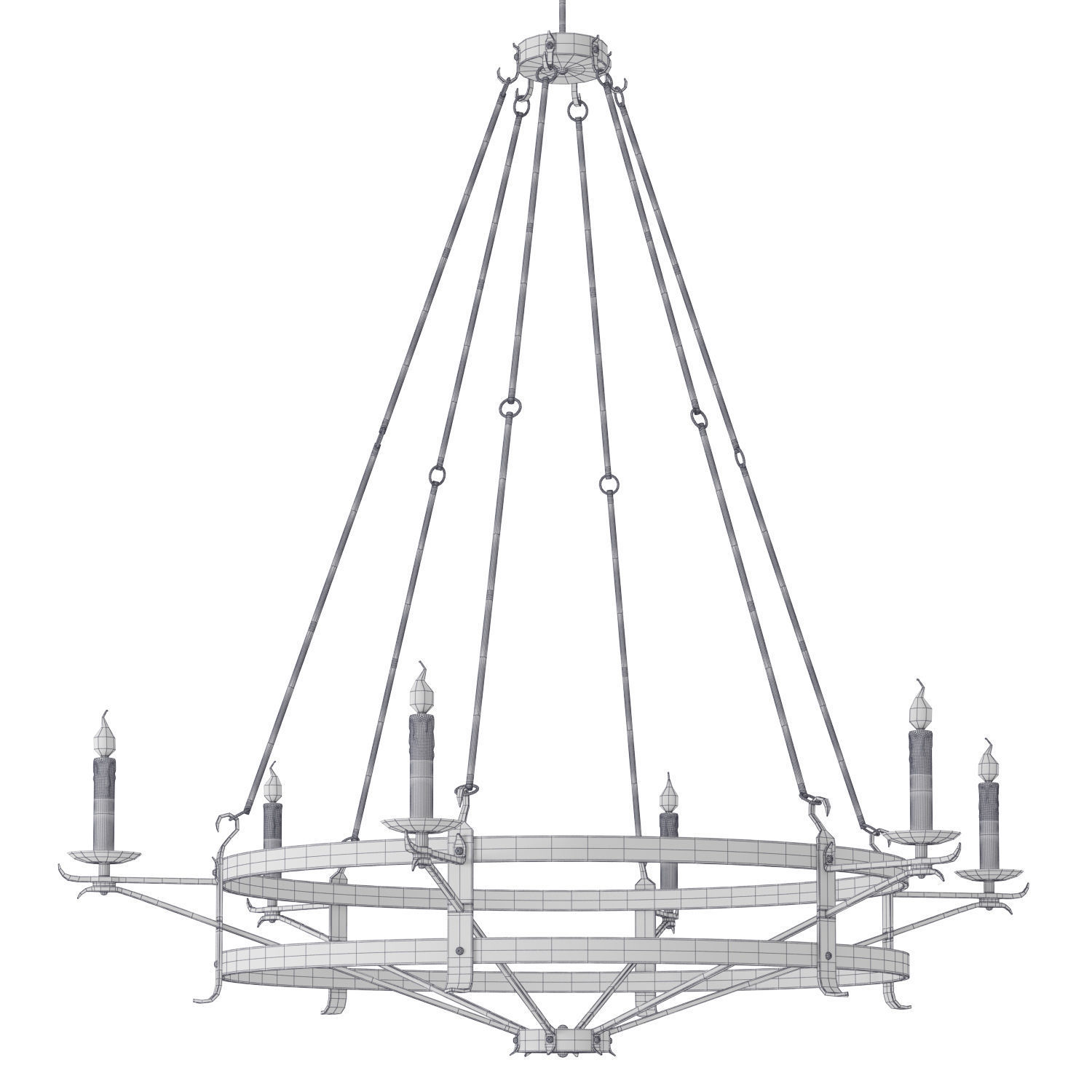 Dessin fournir Devoto chandelier 6062 3D model_5