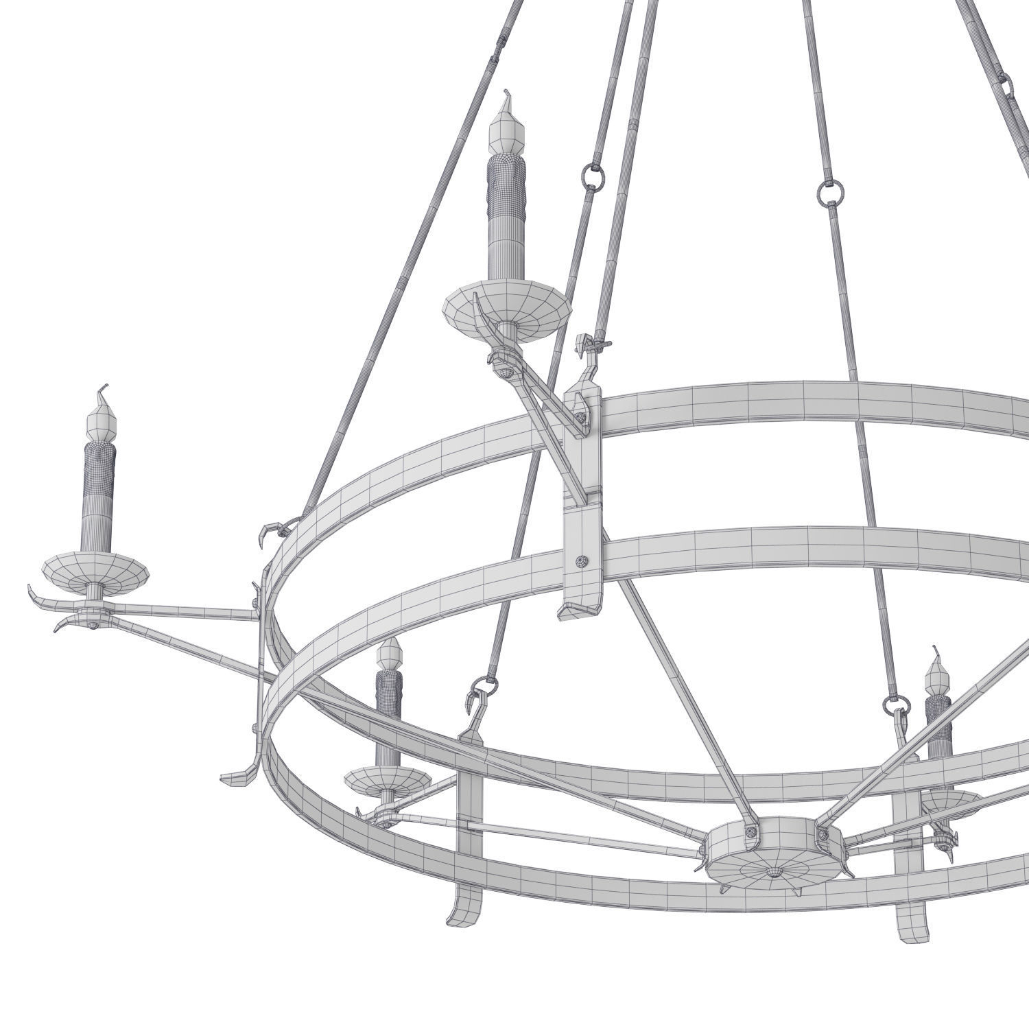 Dessin fournir Devoto chandelier 6062 3D model_7