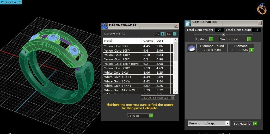 Messika ring 58 3D print model_9