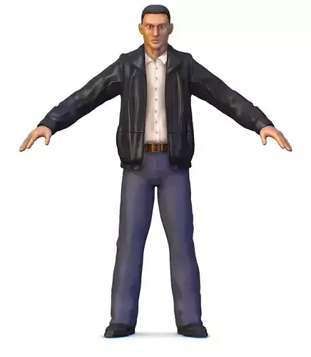 Subdivision Man Body Leather Jacket