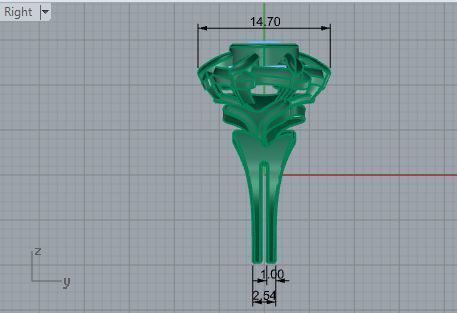 Diamond flower ring 3191 3D print model 3D print model_6