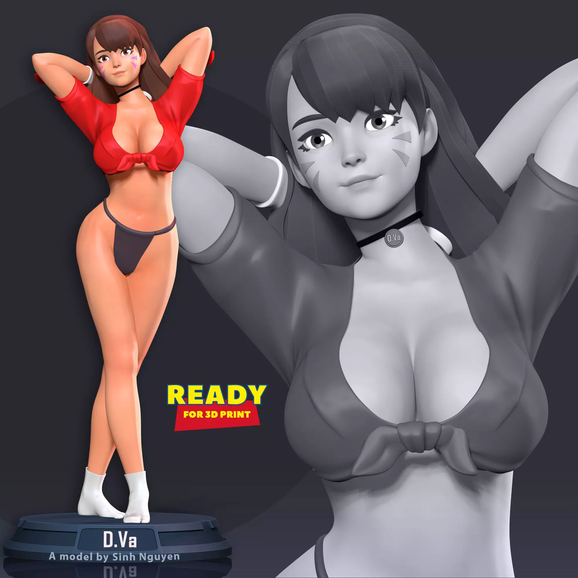 DVa verion 3 - Fanart 3D print model_0