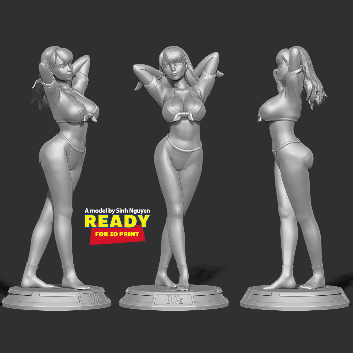 DVa verion 3 - Fanart 3D print model_4