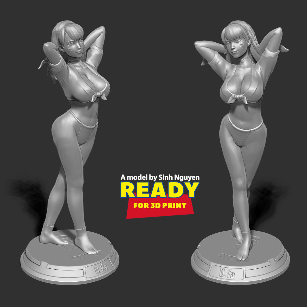 DVa verion 3 - Fanart 3D print model_5