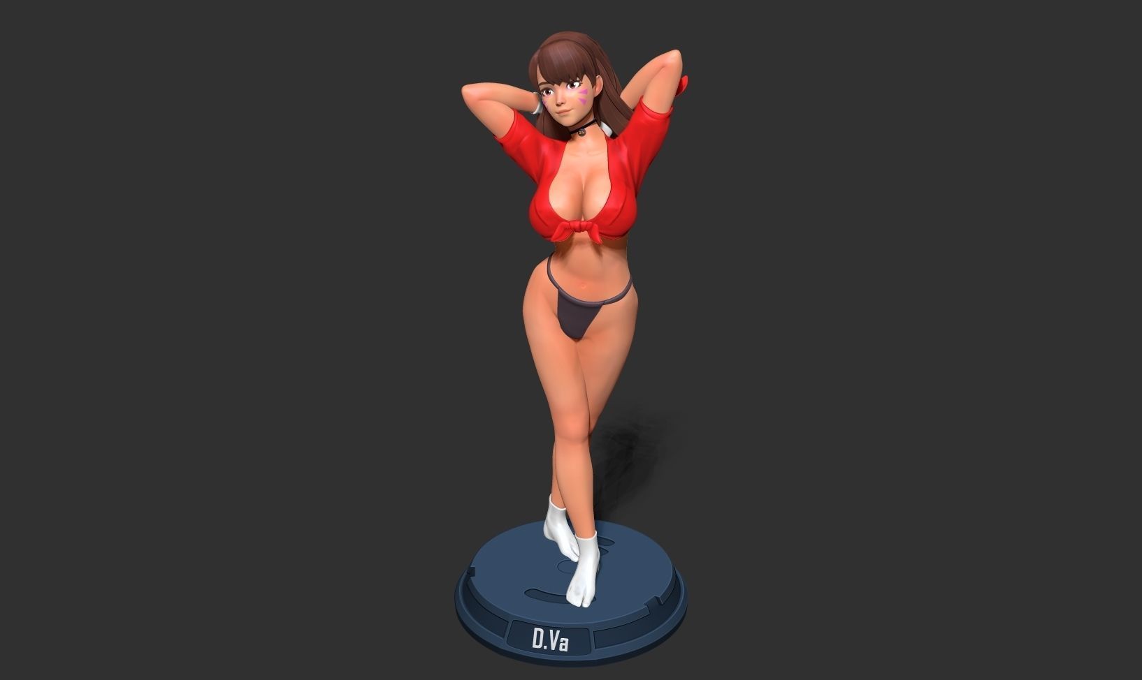 DVa verion 3 - Fanart 3D print model_17