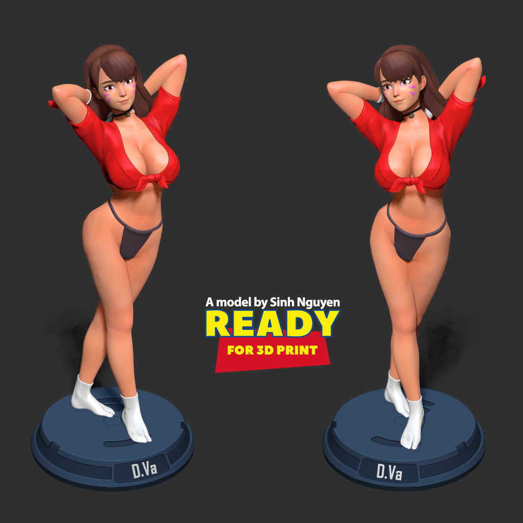 DVa verion 3 - Fanart 3D print model_3