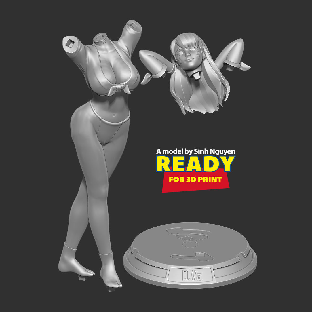 DVa verion 3 - Fanart 3D print model_2