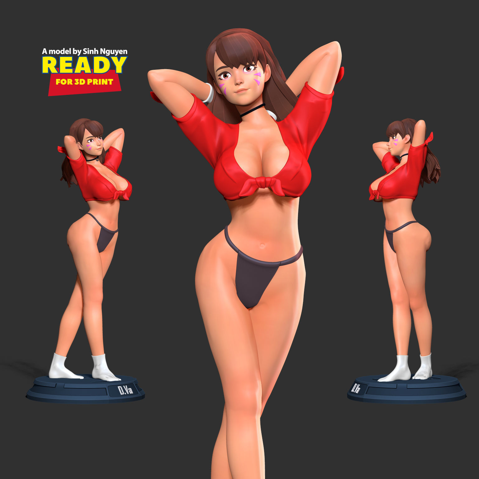 DVa verion 3 - Fanart 3D print model_1