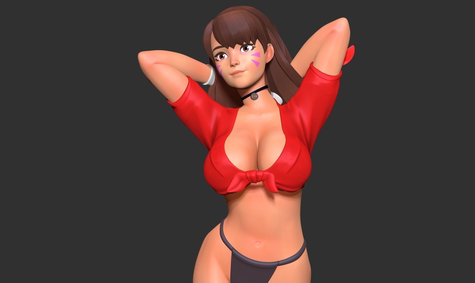 DVa verion 3 - Fanart 3D print model_7