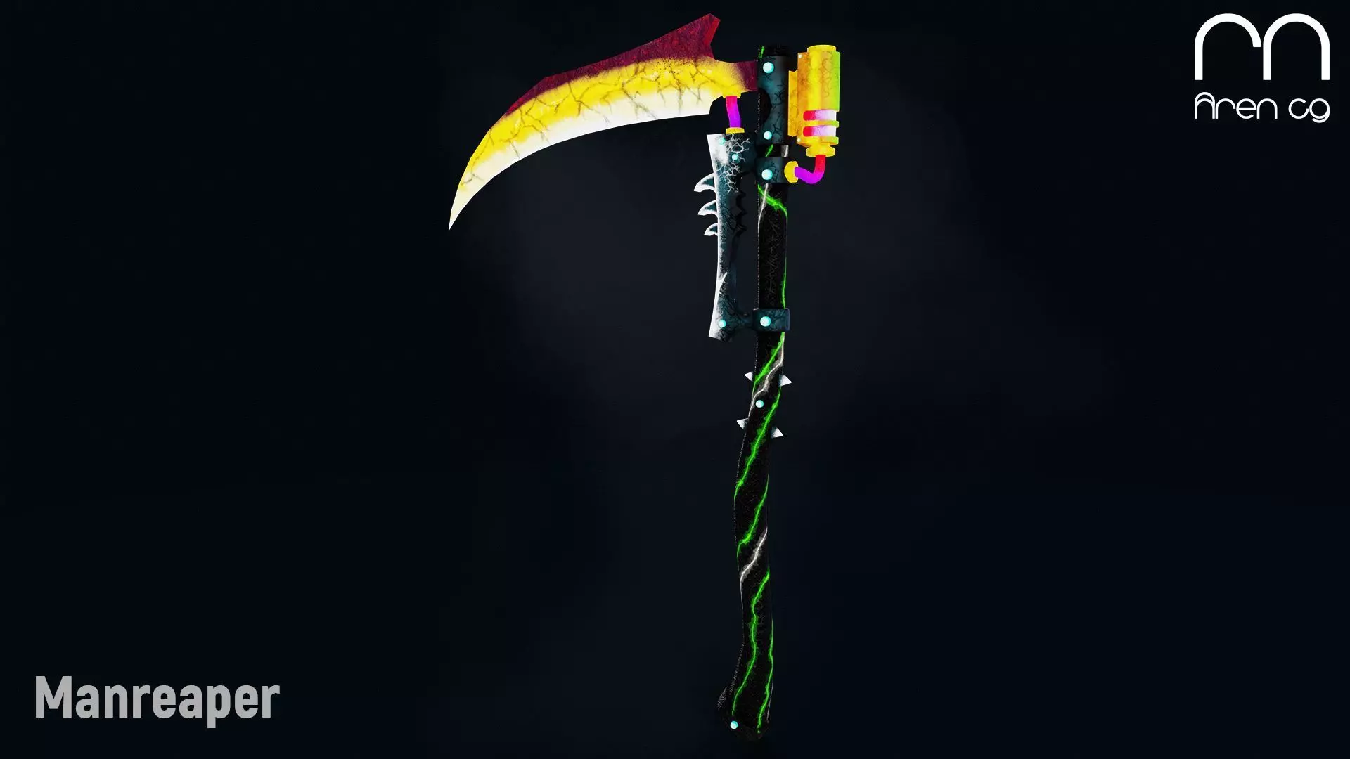 AC Manreaper Low-poly 3D model_0