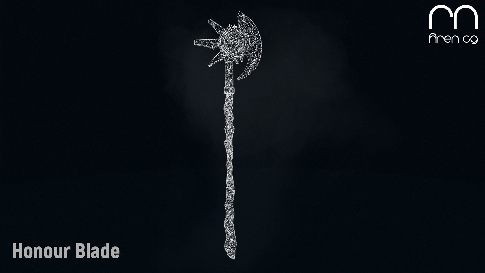 AC Honour Blade Low-poly 3D model_3